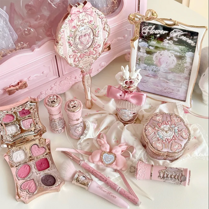 Makeup Set Flower Knows Shell Pearl Bunny Garden Setting Powder Lip Gloss Blush All In One Baking Powder Glitter Highlighter Kit