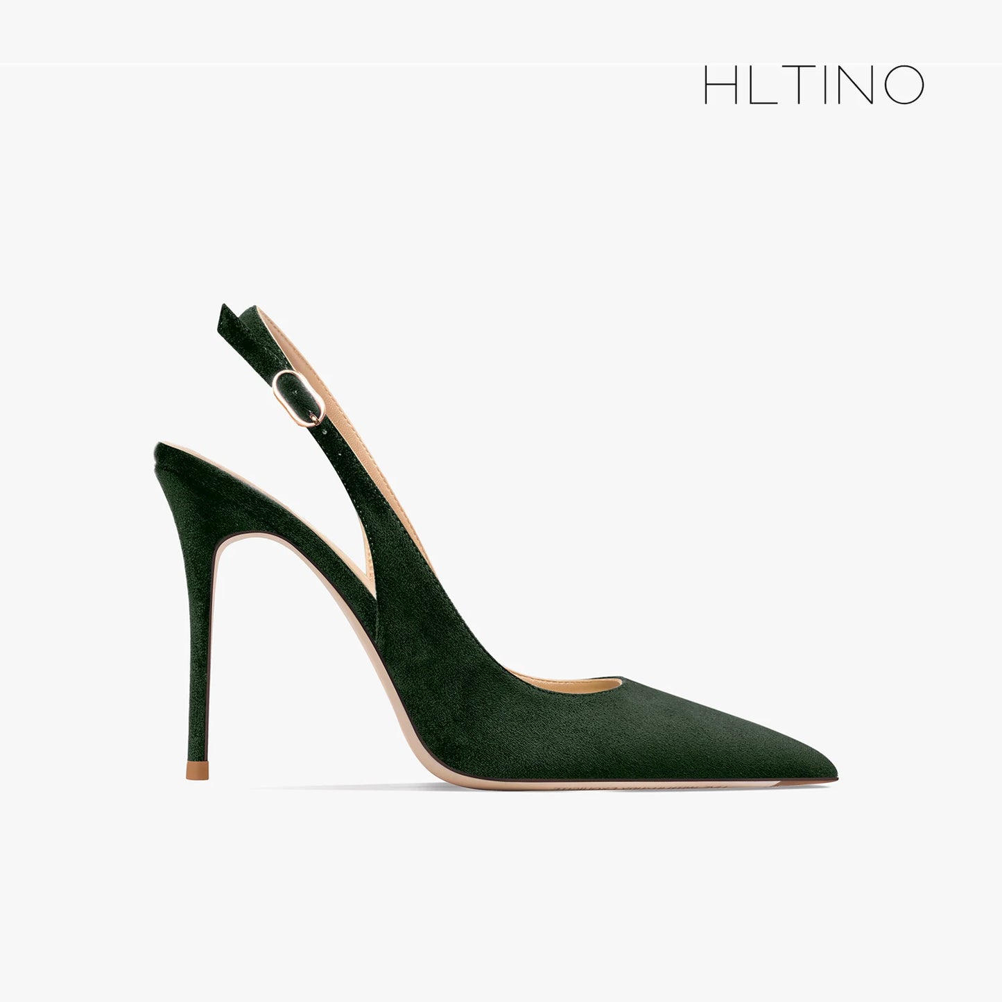 Women's Heeled Sandals New Black Suede Pointed Toe Stiletto Pumps Luxury Gladiator High Heels Elegant Sexy Party Wedding Shoes