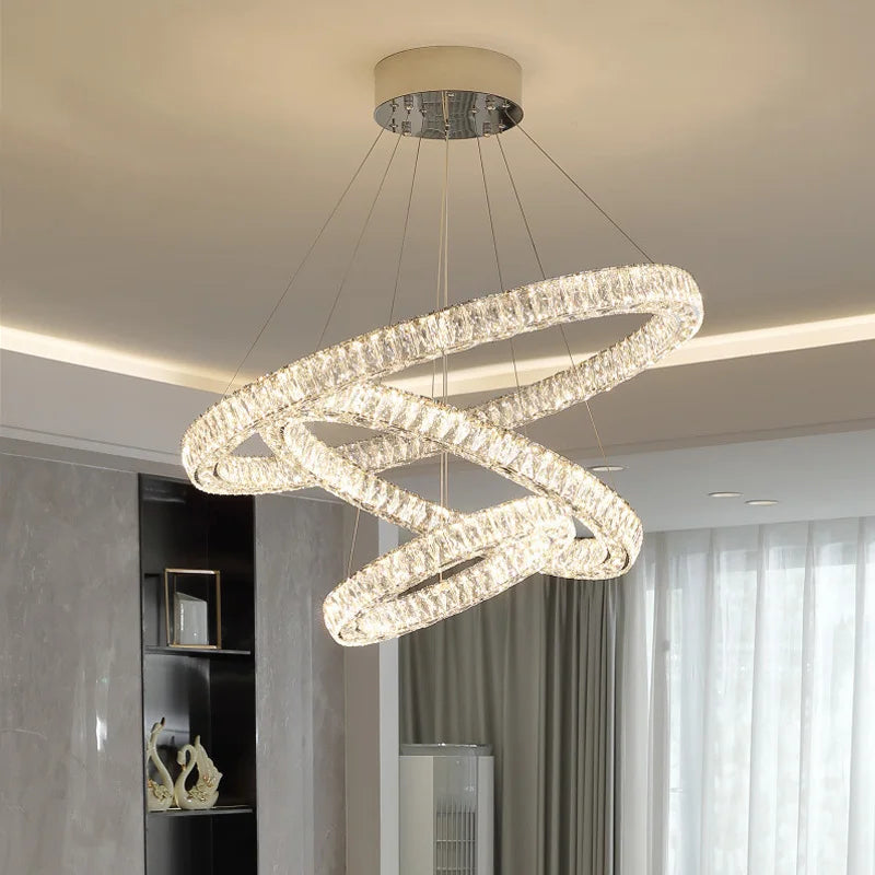 Luxury Crystal Chandeliers Dining Table Light Chandelier Ceiling Light Fixtures Lighting for Living Room Chandeliers Lights Lamp