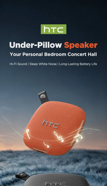 HTC WS01 Pillow Speaker Bluetooth Long Battery Built-in White Noise Sound Ultra-Thin Wireless Portable Speaker For Side Sleeper
