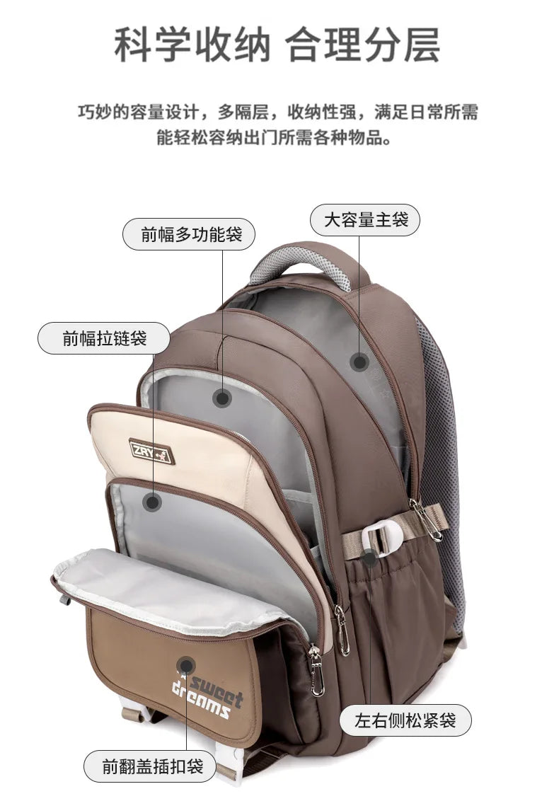 2025 Waterproof Girl Backpack Children School Bags for Kids Book Bag Children New School Backpack Girls mochila infantil escolar