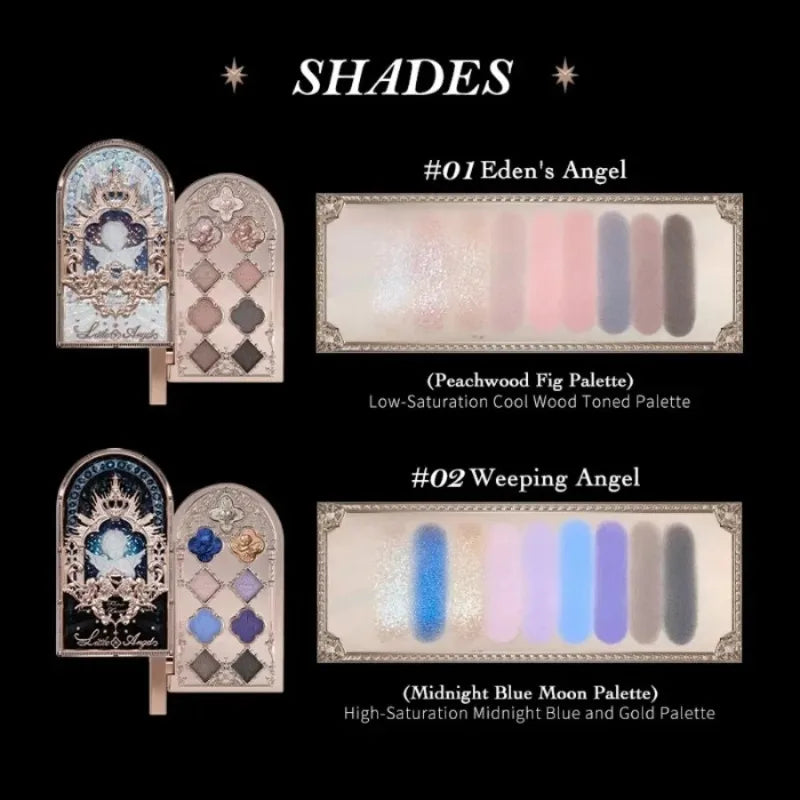 Flower Know Makeup Set Little Angel Collection Make Up Gift Box Eye Shadow Blush Matte Lipstick Highlighter Full Kit All In One