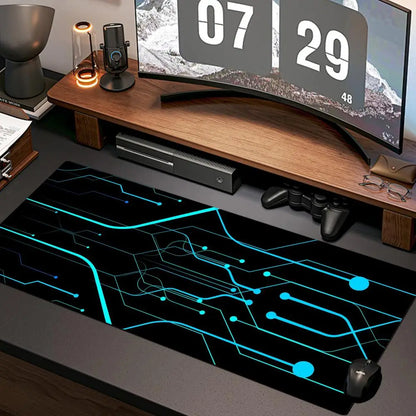 electronic panel Mouse Pad New Computer Home Mousepad XXL Desk Mats Natural Rubber Office Anti Slip Gaming Accessories pad