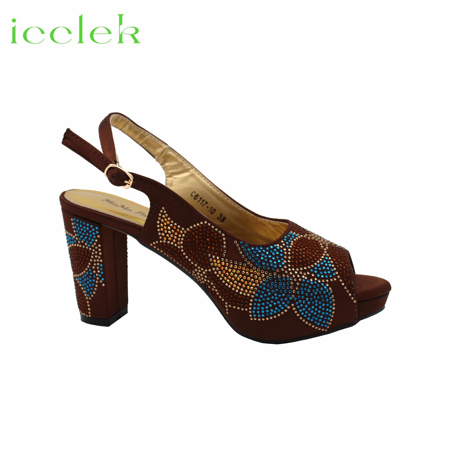 Baby Pink Flower Pattern Mature Pumps African Design Women Matching Shoes and Bag with Platform High Quality Sandals for Wedding
