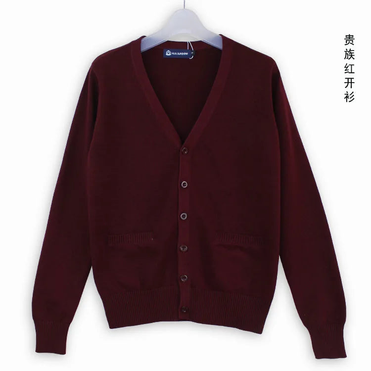 Japanese JK Uniform Cardigan Class Uniform British Student School Uniform Knitted Sweater