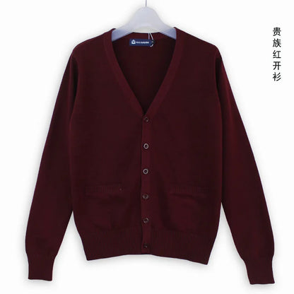 Japanese JK Uniform Cardigan Class Uniform British Student School Uniform Knitted Sweater