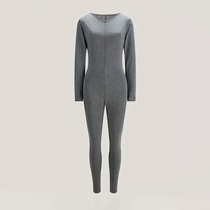 Sports Women Jumpsuits Autumn New Solid Sexy Long Sleeve Bodycon Fashion Rompers Streetwear Casual Skinny Fitness Overall Female