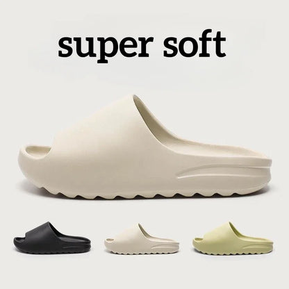 Brand High Quality Super Soft EVA Sole Summer Slippers for Men Bathroom Slippers Home Slides Couple Beach  Male Slipper