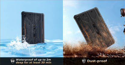 HOTWAV R10 Pro Rugged Tablet 10800mAh Massive Battery 10.1'' HD+ Display Octa-core Pad Android 14 8GB/16GB Expansion RAM 256GB ROM 13MP + 5MP Camera 4G Global Tablet PC