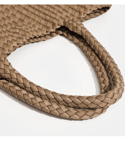 Large size women's tote bag Women's fashion bags 2024 Hot product Neoprene material women's hand-woven bag Large volume Tote bag