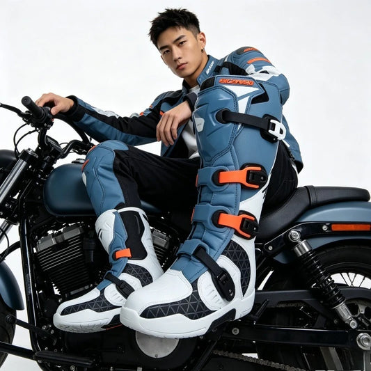 NEW SCOYCO Motocross Enduro Racing Boots Professional Off-road ATV MTB Long Motorcycle Botas Motocross Universal For Men