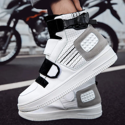 New Motorcycle Boots Men Women Motor Motorbike Riding Shoes Anti-fall Motorcycle Shoes Motocross Off-Road Racing Boots