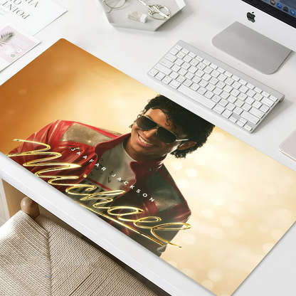Mouse Pad MousePad Non-slip Music Jackson Lockedge Office Singer Student Gaming Thickened Large Writing M-Michael Pad Cushion