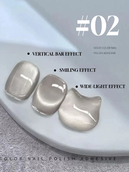 1-24pcs WS Romantic Purple Cat Eye Gel Nail Polish New Style Super Flash Versatile Whitening Purple Glass Bead Cat Nail Salon