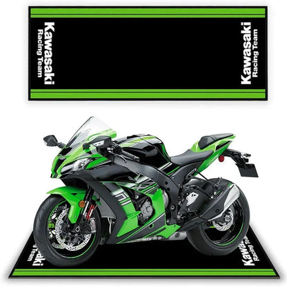 VIKAMA Motorcycle Carpet Greaseproof Non-Slip Garage Mat Motorcycle Display Mat Corridor Bedroom Carpet Home Decor