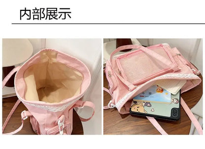 Ballet Girl Large Appetite Itabag Japanese Two-Dimension Single Shoulder Crossbody Bag Gift For Friends Women'S Handbag