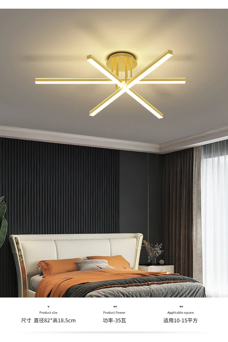 2023 new ceiling lamp Nordic modern LED lamp living room dining room bedroom lights ceiling chandelier