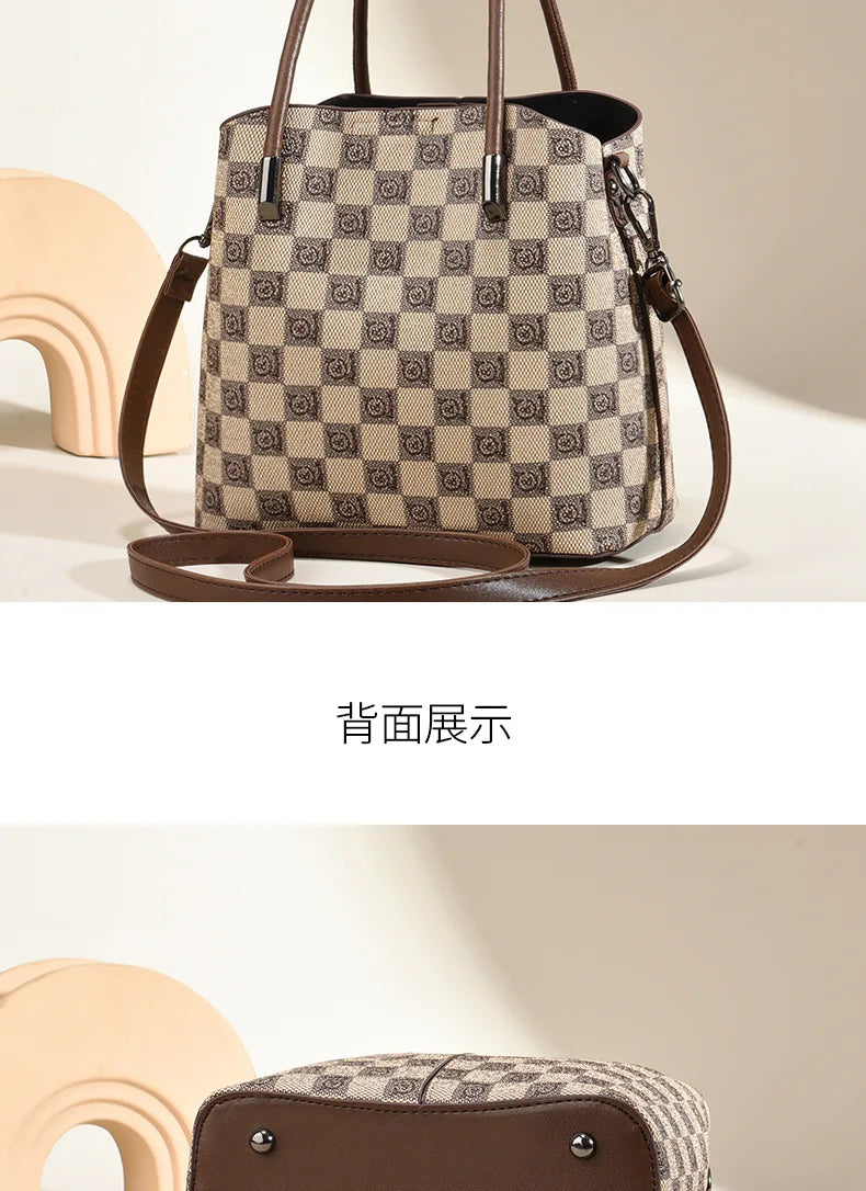2026 New Fashion Women's Bag High Quality Versatile Retro Bucket Bag Designer Luxury Handbag Trend Ladies Shoulder Crossbody Bag