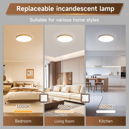 Led Ceiling Lamp 110v 220v Waterproof Led Panel Lights   for Kitchen Bathroom Lamp Balcony Ceiling Chandelier Lighting Fixture