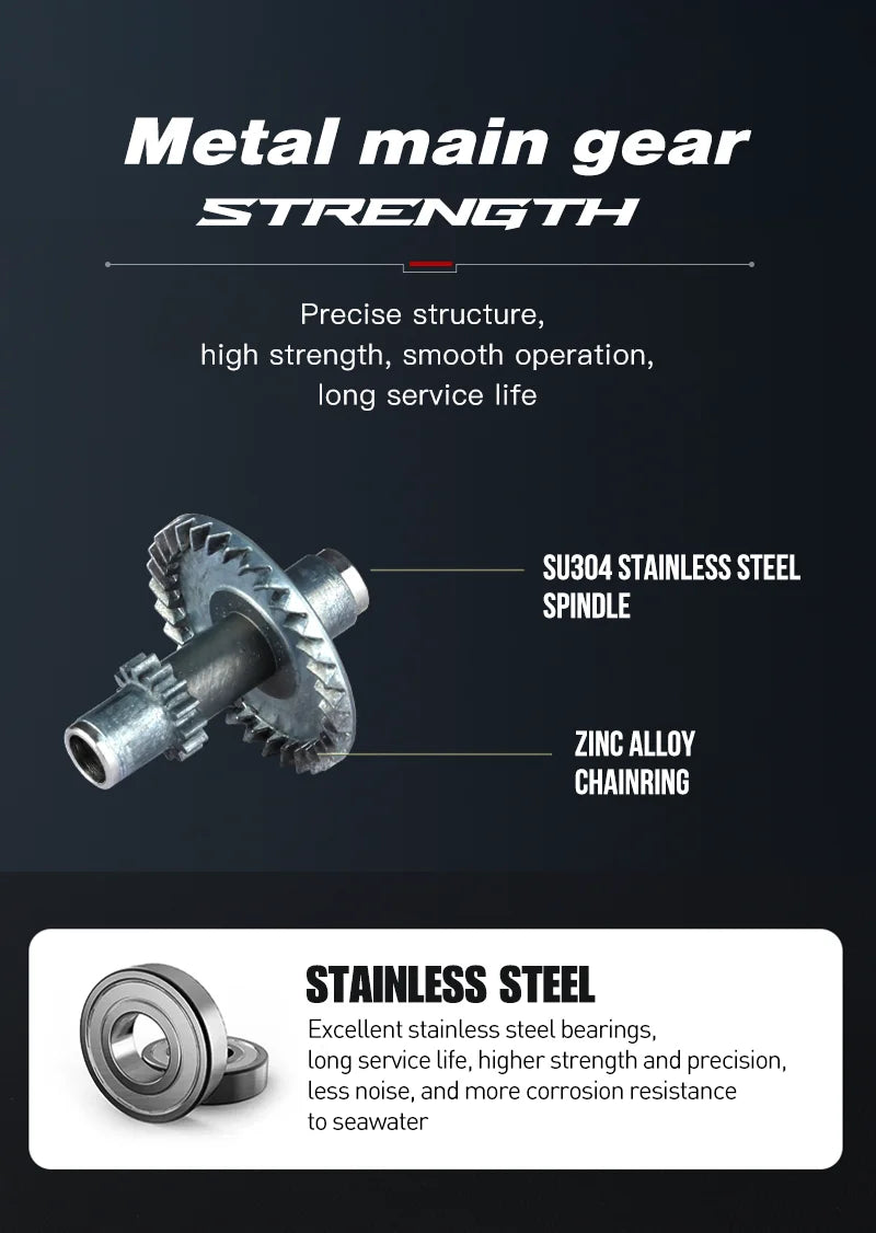 SEASIR Stream Spinning Reel 139g Ultralight Carbon Washers Max Drag 6Kg 5+1BB 5.4:1 Gear Ratio Fishing Wheel