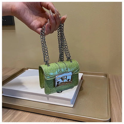 Chain Female Bag Mini Summer Crossbody Bags for Women Fashion Luxury Designer Handbag Women's 2025 Trend Woman Shoulder Purse