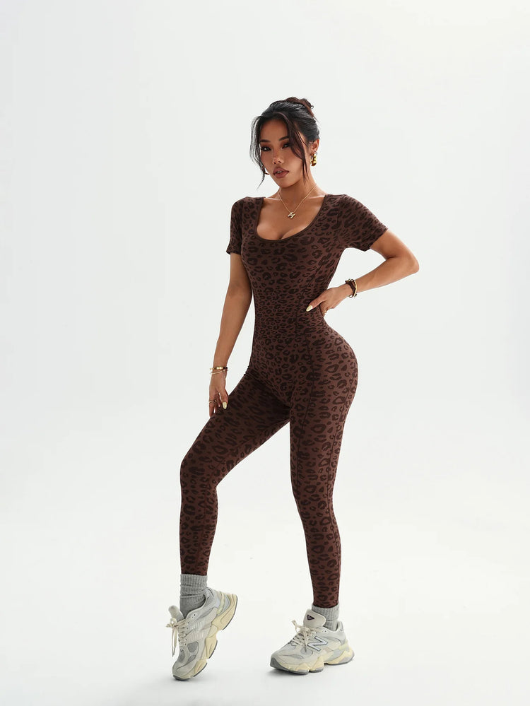 Trendy Bodysuit Sportswear Woman Gym Jumpsuits Sport Pants Seamless Woman Clothing Yoga Clothes Female Fitness Overalls Leggings