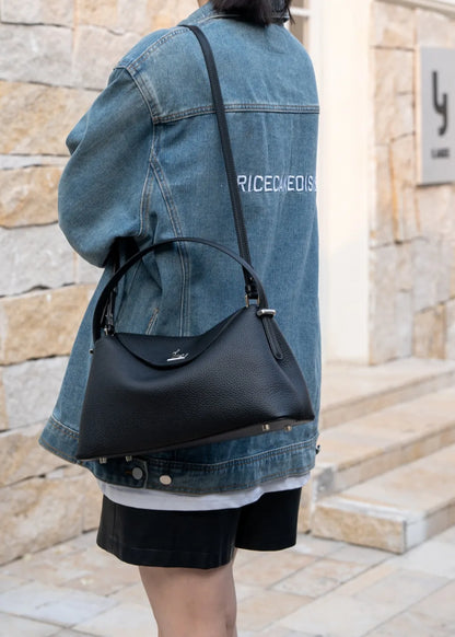 Women's Genuine Grade Leather Handbag Luxury Designer Brand Ladies Cowhide Shoulder Crossbody Bags for Woman High Quality New