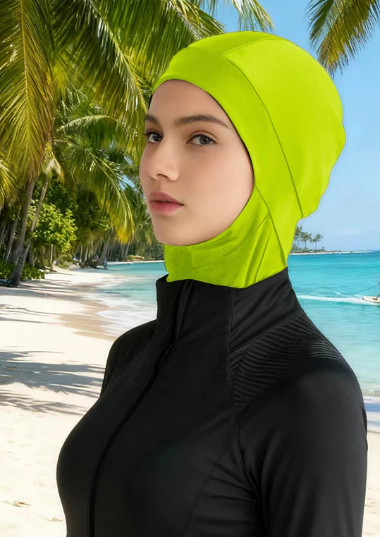 1PCS Burkini Femme Hijab Swim Bathing Hijab Women Summer Beach Instant Turban Cap