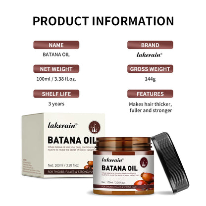 Batana Oil Unrefined Raw for Hair Growth Enhance Efficacy for Thicker Strength Moisturize the scalp Add moisture and nutrition