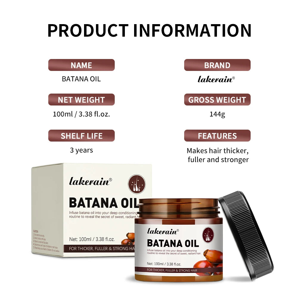Hair Growth Batana Oil Unrefined Raw for Enhance Efficacy for Thicker Strength Moisturize the scalp Add moisture and nutrition
