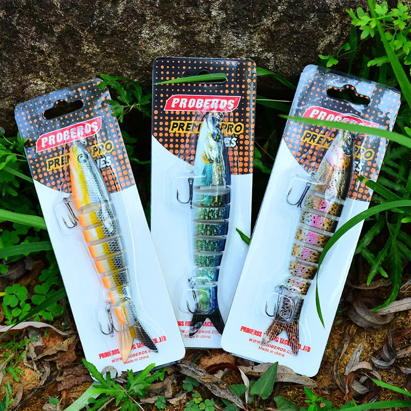 Fishing gear store multi-section fish Luya bait 13.5CM/19g hard bait, bionic bait fishing gear directly from the manufacturer