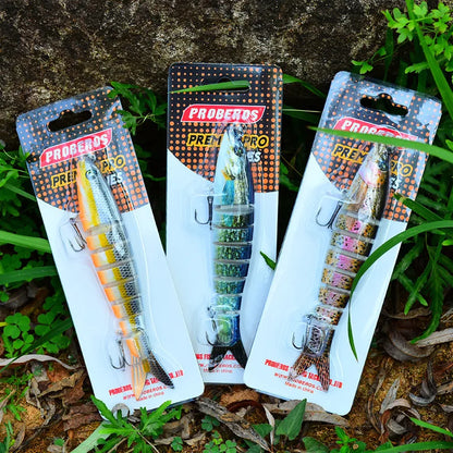 Fishing gear store multi-section fish Luya bait 13.5CM/19g hard bait, bionic bait fishing gear directly from the manufacturer