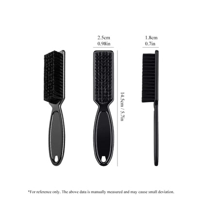 Beard Styling Brush Professional Shaving Beard Brush Hair Oil Head Styling Carving Cleaning Brush, Special for Real Hair Wigs