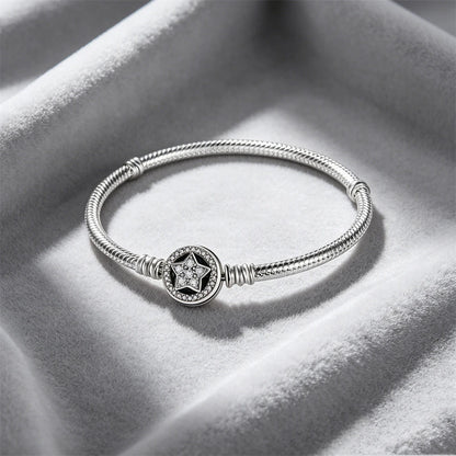2026 Hot Selling 925 Silver Heart Shaped Buckle Snake Chain Sparkling Zircon Original Bracelet Women Fashionable Luxury Jewelry