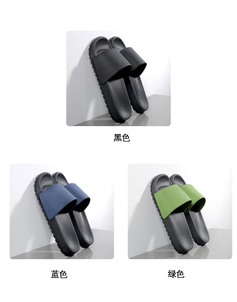 Summer Mens Breathable EVA Slides Men Beach Slippers Indoor House Home Slipper Soft Lightweight Slipers 46 47 48 New 2026