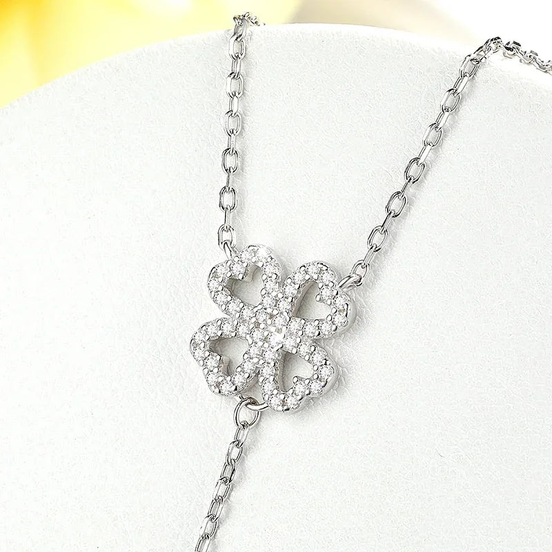 FCGJHW All Moissanite Necklace Pendant for Women Long Chain Lab Diamond Luxury Wedding Party Jewelry S925 Sterling Silver 2026