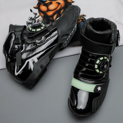 Motorcycle New Knob Adjustment Design Anti-fall Protective Boots Wear Protection Windproof Waterproof Anti-slip New Model