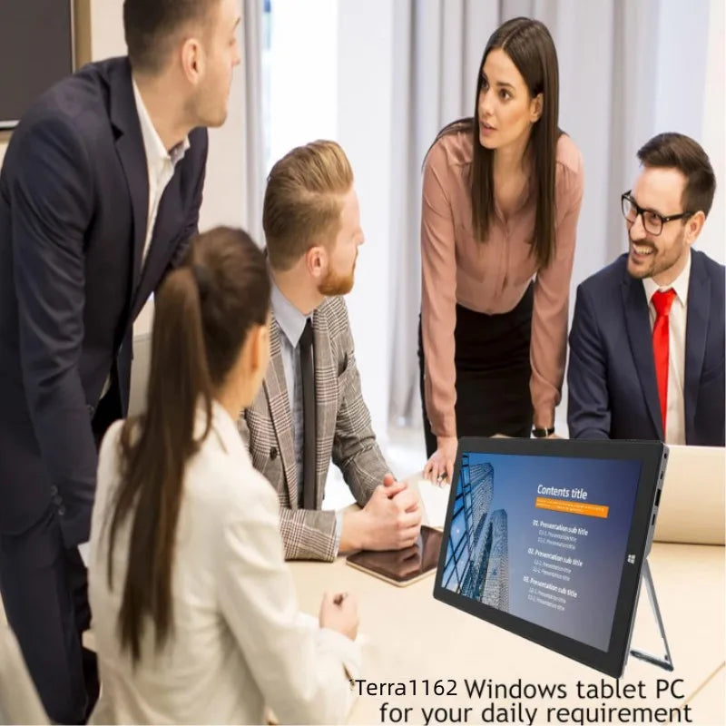64-bits 11.6” Windows 11 Type C Tablet 8GB RAM 512GB ROM Intel Celeron N4100 CPU 1920x1080IPS Screen WIFI HD-MI
