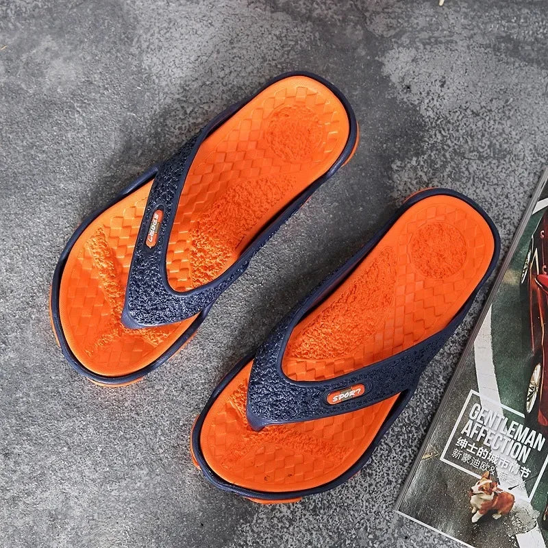 Mens Slippers Lightweight Sandals Summer Flip Flops Breathable Beach Shoes Sandals Men Luxury Flip Flops Breathable Men Slides