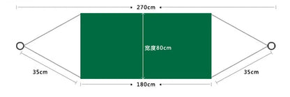 Outdoor Camping Hammock Portable Net Swing /Tree Straps, Single or Double Mesh Nylon Hammock for Outside, Hiking, and Travel