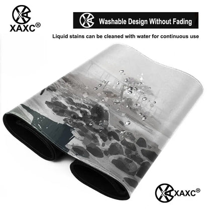 D-Disco E-Elysium Mouse Pad Large Gaming Mouse Pad Print Waterproof XXL Desk Mat For PC Laptop Non-Slip Desk Mat Carpet HYBXXC