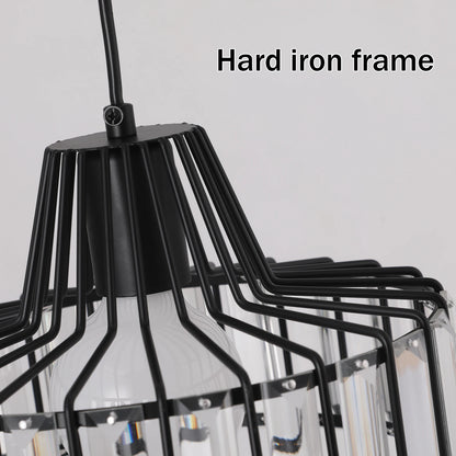Crystal Pendant Lights Indoor Bedroom Ceiling Chandeliers Lamps Nordic Loft Loby Hanging Light Fixture Hotel Hall Decor Led Lamp