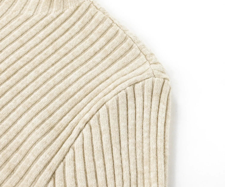 2026 Women's Autumn Winter Knit Cardigan Versatile Office Slim Flattering Cropped Zip-Up Sweater Korean Long Sleeve Outerwear