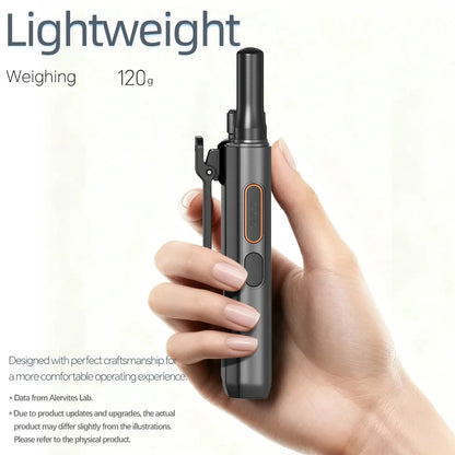 ALERVITES 2PCS AT1 POC Public Network Walkie Talkie Unlimited Global Communication Range Ultra-thin Portable Two Way Radio
