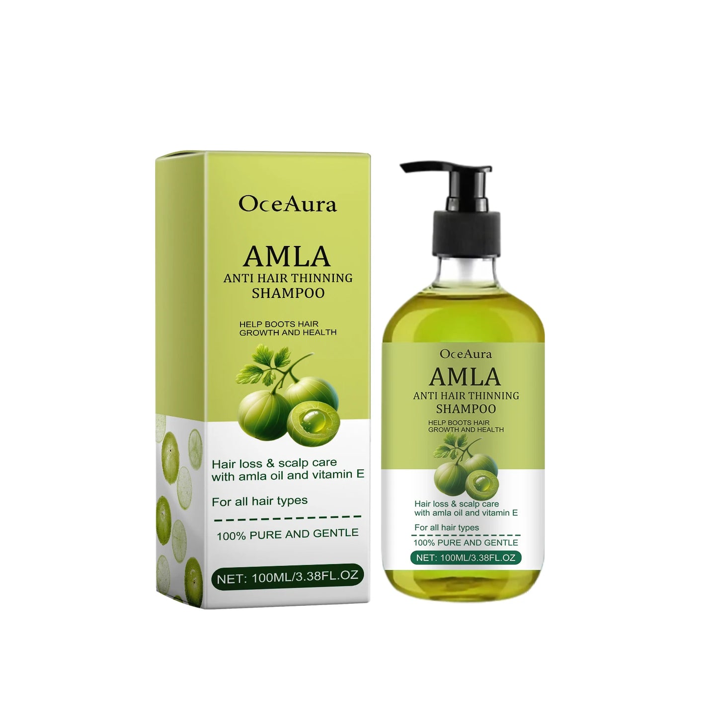 Amla Oil Shampoo Anti Loss Strengthen Root Repair Damaged Hair Anti-Breakage Conditioner Reduce Split Ends Nourishing Hair Mask