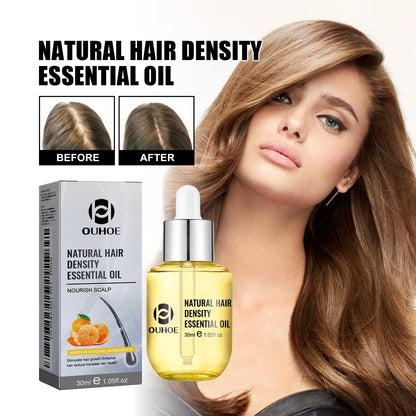 Ouhoe Hair Care Oil for Thinning Hair Scalp Treatment Serum to Strengthen Roots and Repair Damaged Hair 30ml Natural Formula
