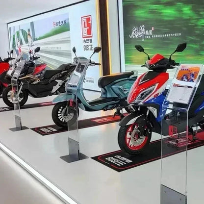 Motorcycle Carpet Polyester Parking Mat Display Carpet Racing Bicycle Carpets Mat Anti-slip Bedside Rugs Customized Display Rug