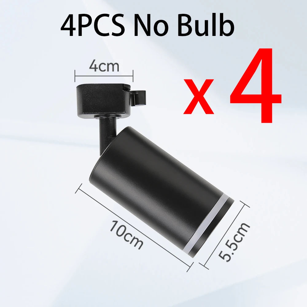 Track Light Modern Led Ceiling Lamp 110V 220V Spots To Ceiling Lighting Gu10 Led Lights Spotlights led ceiling Kitchen Lighting