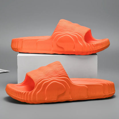 Summer Lightweight Beach Slides For Men Women Non Slip Soft Sole Solid Color Casual Sandals Couple Outdoor Slippers