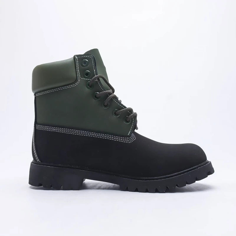DOYUTIG Brand Split Leather Outdoor Boots For Men & Women Casual Couples Boots Fashion Mid Top Breathable Military Boots SG003